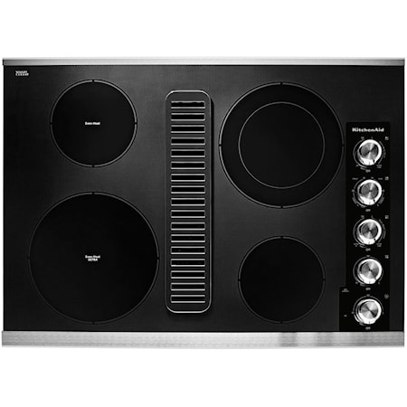30" Electric Downdraft Cooktop