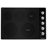 30" Electric Cooktop with 5 Elements and Knob Controls