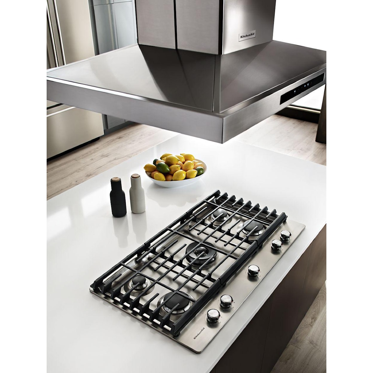 KitchenAid Gas Cooktops 36'' 5-Burner Gas Cooktop