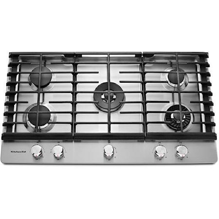 36'' 5-Burner Gas Cooktop