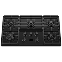 36" Built-In Gas Cooktop with 5 Sealed Burners