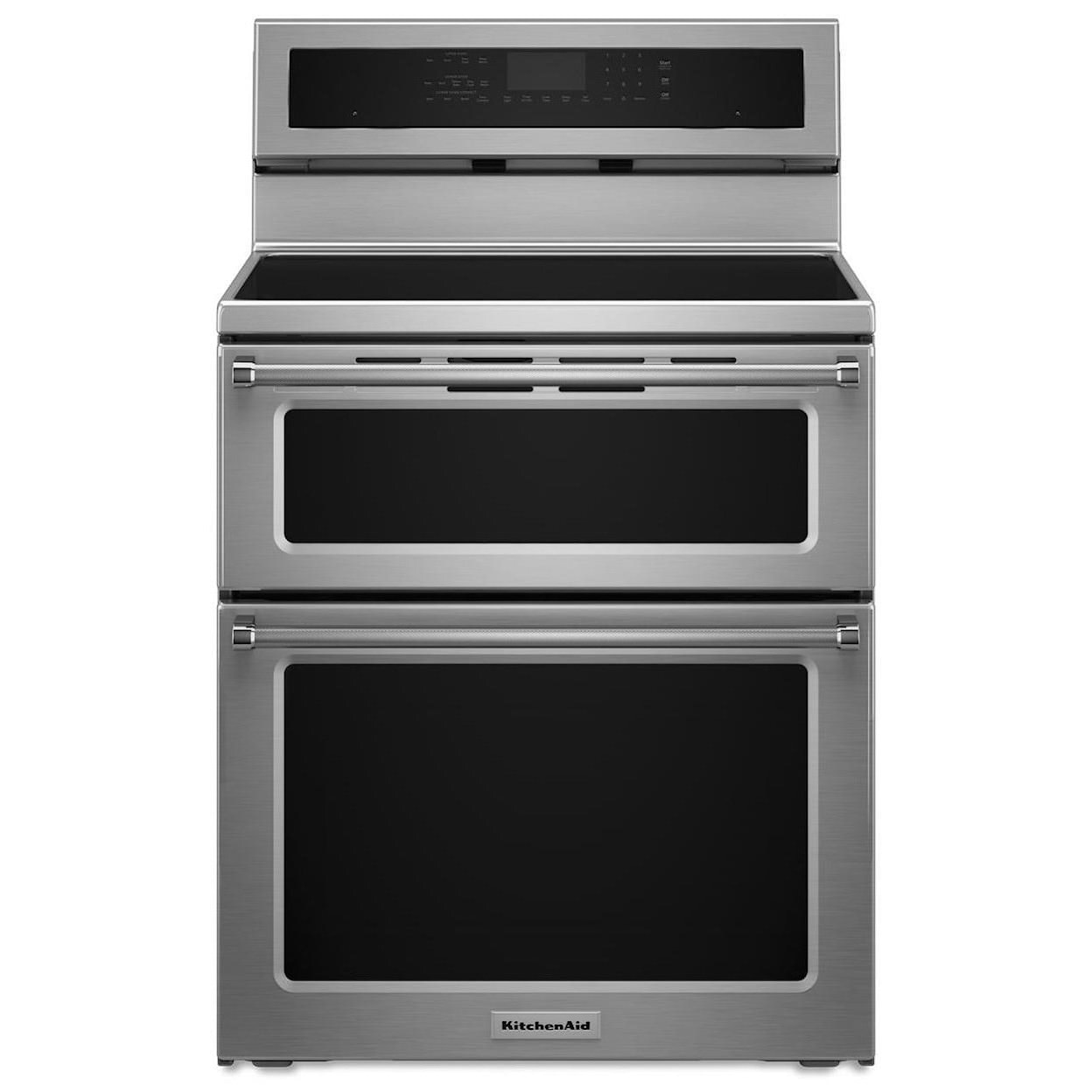 KitchenAid KitchenAid Electric Ranges 30" 4 Burner Induction Double Oven Range