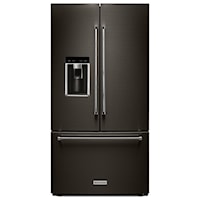 23.8 Cu.Ft. 36" Counter-Depth French Door Platinum Interior Refrigerator with PrintShield™ Finish