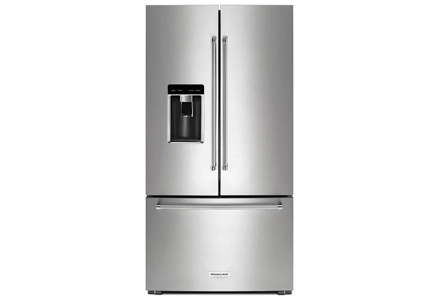 KitchenAid French Door Refrigerators 23.8 Cu.Ft. 36" Counter-Depth French Door by KitchenAid at Furniture and ApplianceMart