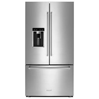 23.8 cu. ft. 36" Counter-Depth French Door Platinum Interior Refrigerator