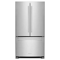 Energy Star® 25 Cu. Ft. 36-Width Standard Depth French Door Refrigerator with Interior Dispenser