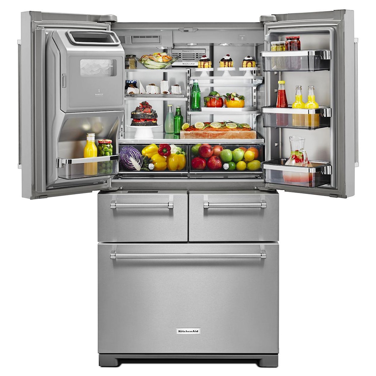 KitchenAid KitchenAid French Door Refrigerators 25.8 Cu. Ft. 36" Multi-Door Refrigerator