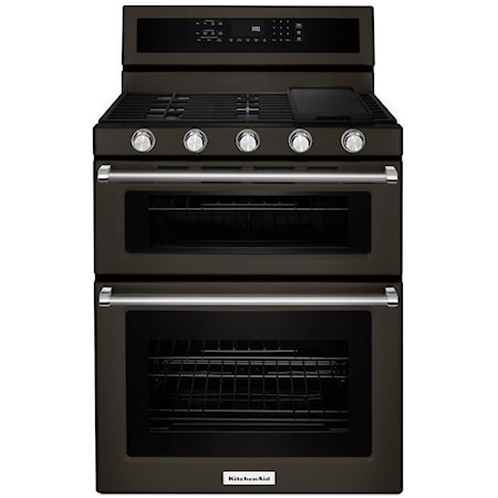 30" 5 Burner Gas Convection Double Oven