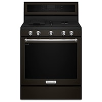 30-Inch 5-Burner Gas Convection Range