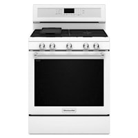 30-Inch 5-Burner Gas Convection Range with Even-Heat™ True Convection