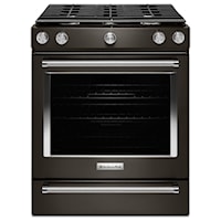 30" 5-Burner Gas Slide-In Convection Range