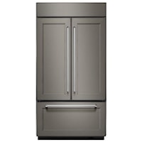 Energy Star® 24.2 Cu. Ft. 42" Width Built-In French Door Refrigerator with Platinum Interior Design