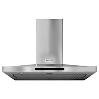 42'' Island-Mount, 3-Speed Canopy Ventilation  Hood