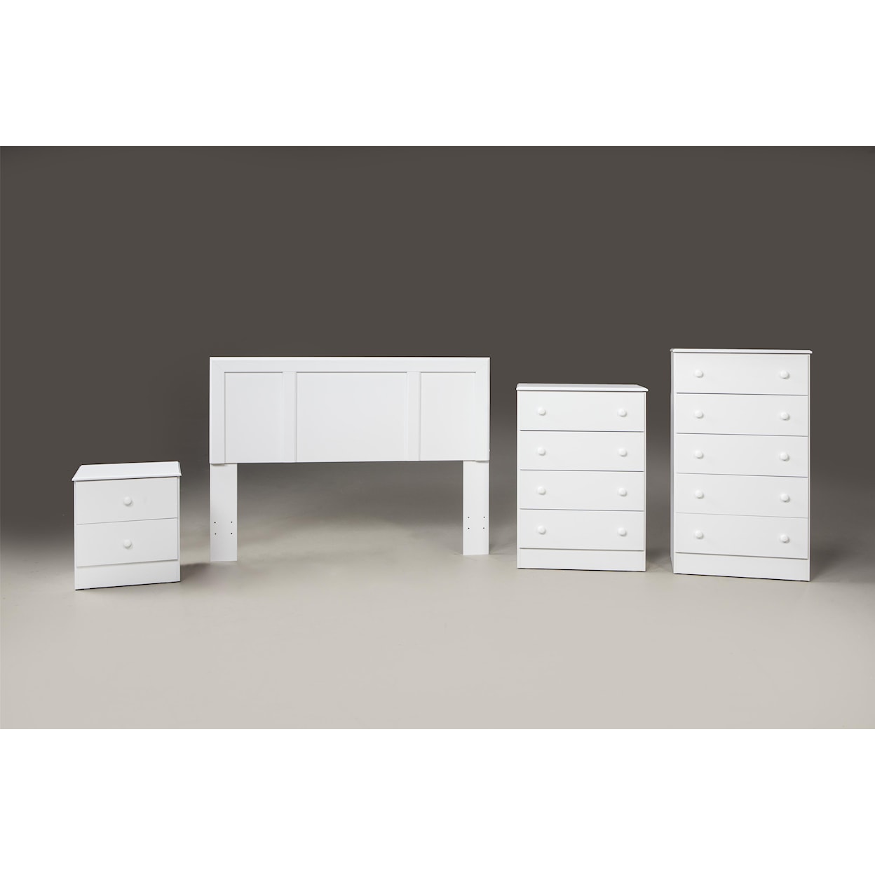 Kith Furniture 193 White WHITE FULL/QUEEN HEADBOARD |