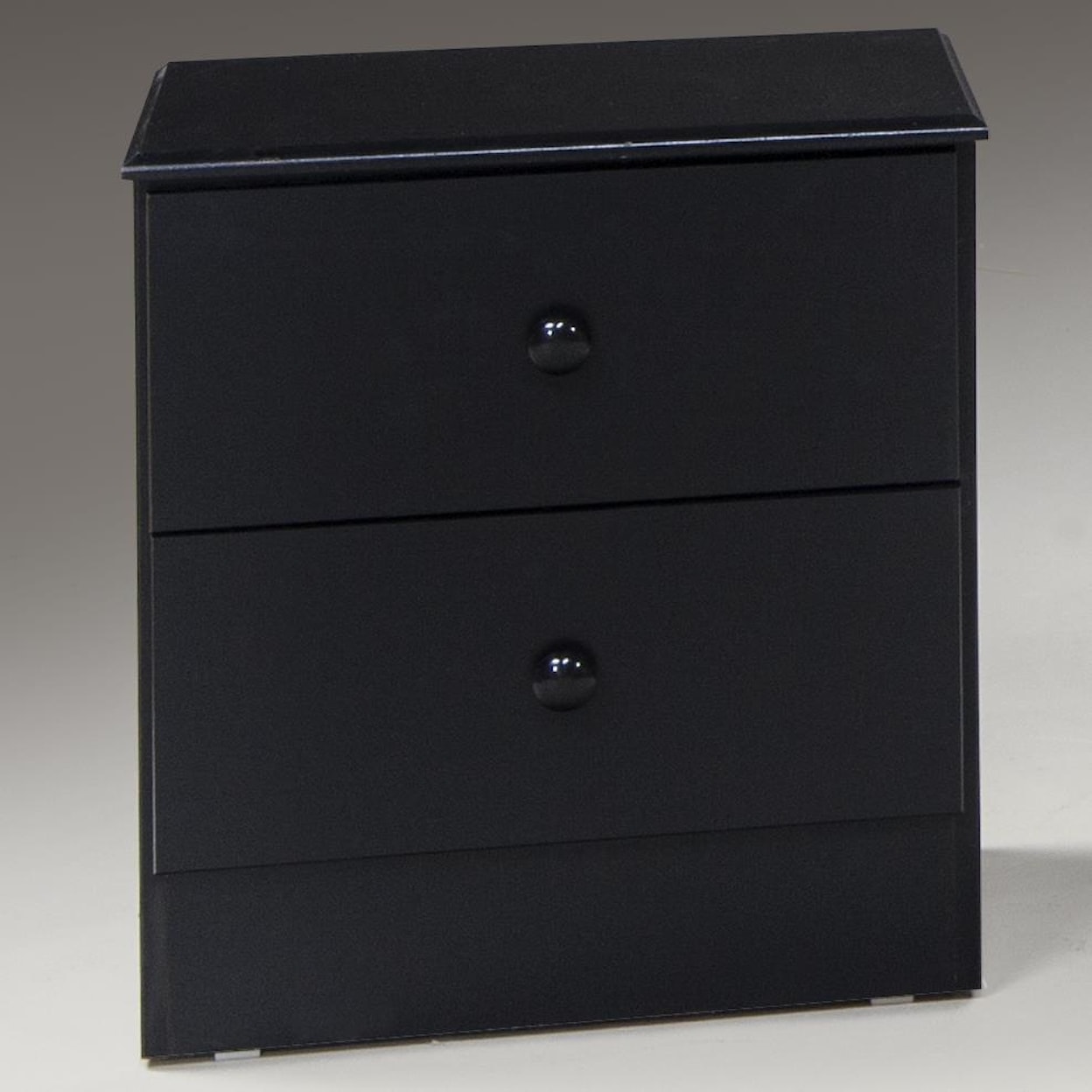 Kith Furniture Nighstands BLACK 2 DRAWER NIGHTSTAND |