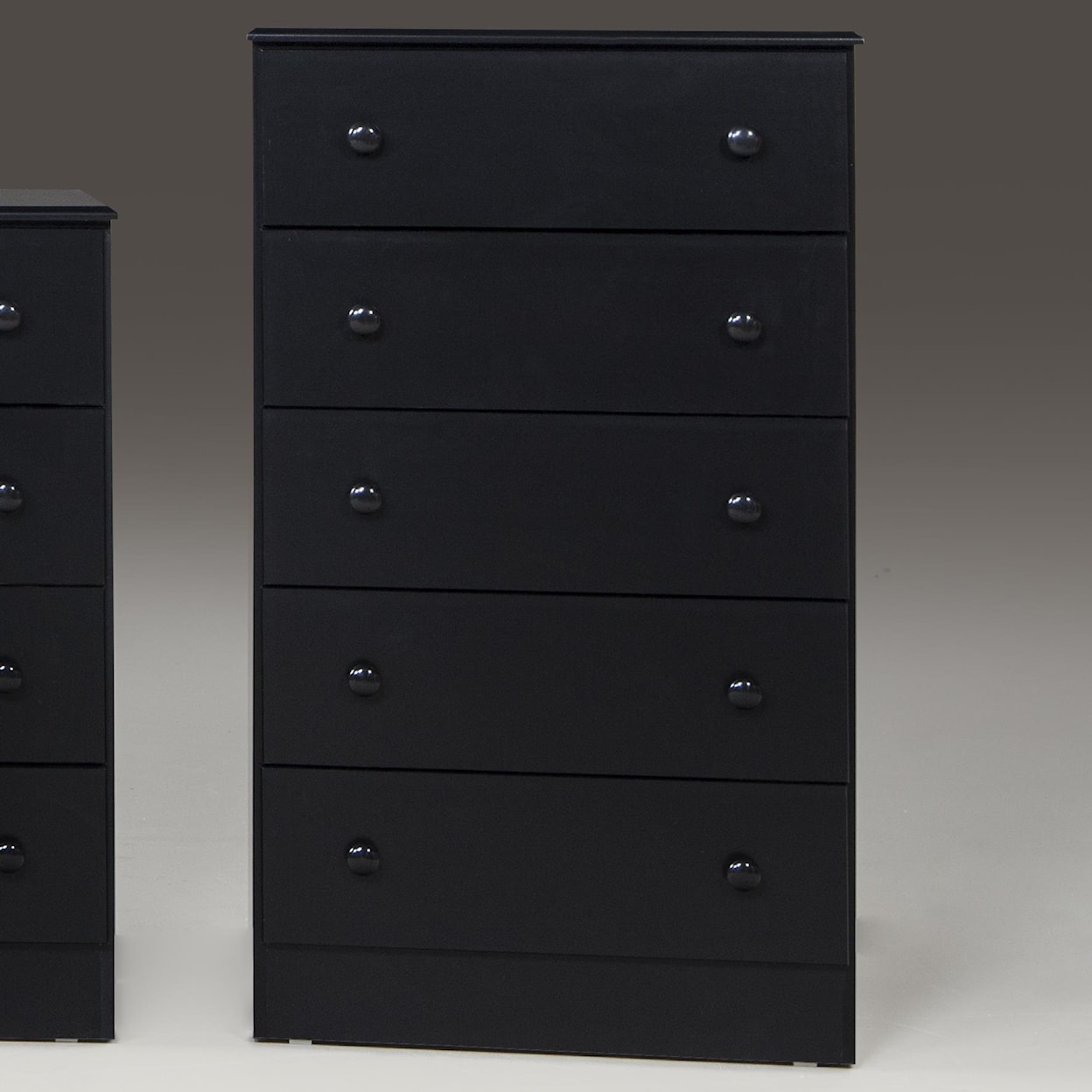 Kith Furniture Nighstands BLACK 5 DRAWER CHEST |