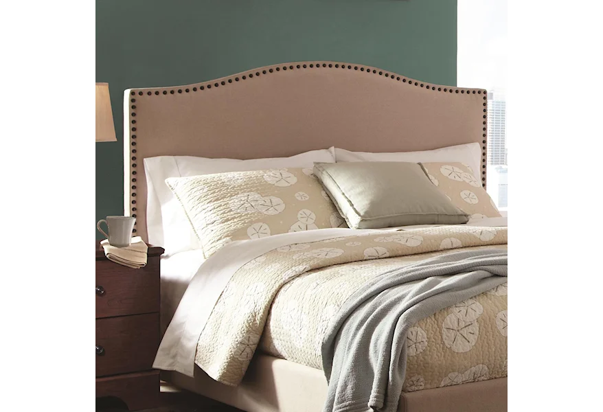 Langston King Linen Headboard by Kith Furniture at Galleria Furniture, Inc.