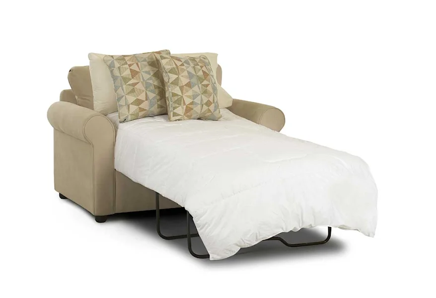 Brighton Dreamquest Chair Sleeper by Klaussner at Godby Home Furnishings