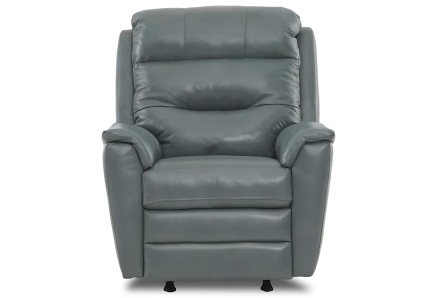Nola Power Recliner with Power Headrest/Lumbar by Klaussner at EFO Furniture Outlet