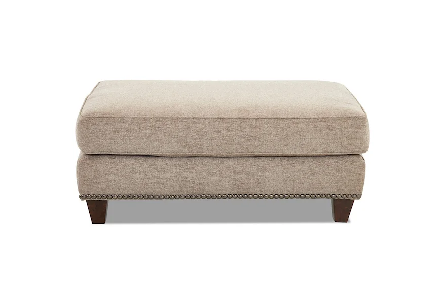 Alexa Ottoman by Klaussner at Furniture and More
