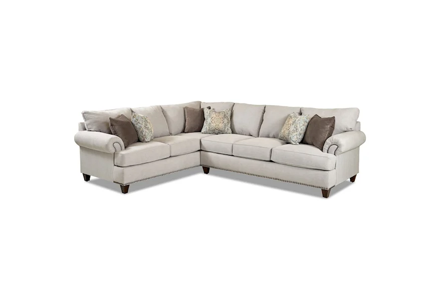 Alexa 2 Pc Sectional Sofa w/ RAF Sofa by Klaussner at Sheely's Furniture & Appliance