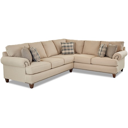 2 Pc Sectional Sofa w/ LAF Sofa