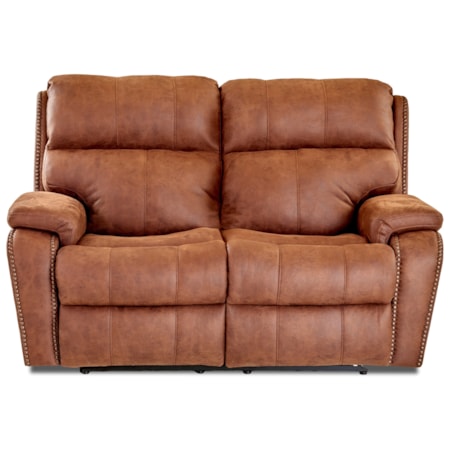 Power Reclining Loveseat w/ Nails