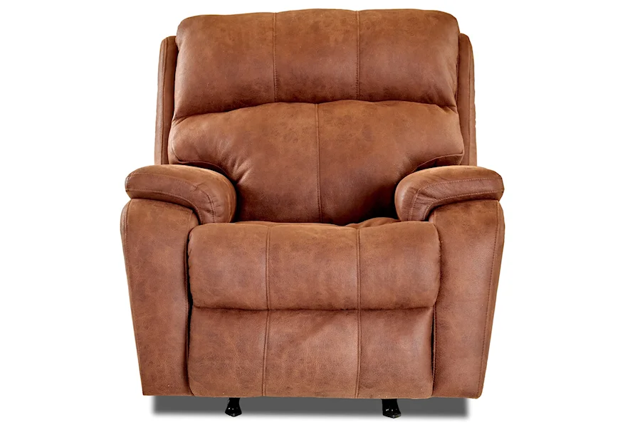 Averett Power Rocking Reclining Chair w/ Pwr Head by Klaussner at Johnny Janosik