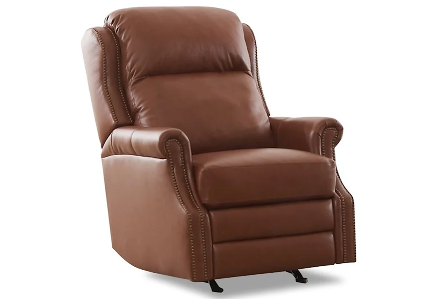 Beaumont Power Rocking Reclining Chair by Klaussner at Johnny Janosik