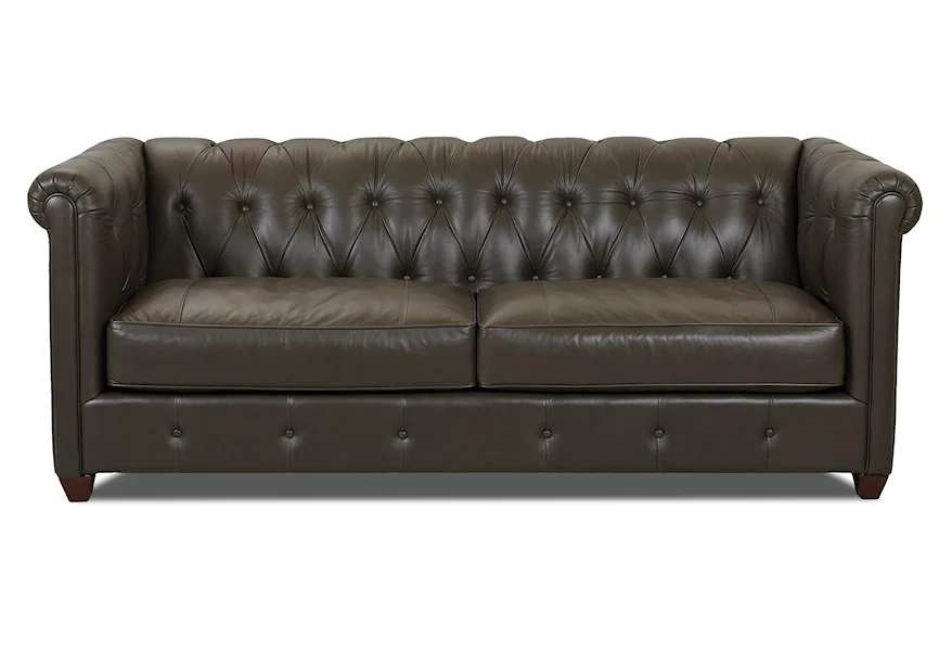 Beech Mountain Traditional Chesterfield Sofa by Klaussner at Pilgrim Furniture City