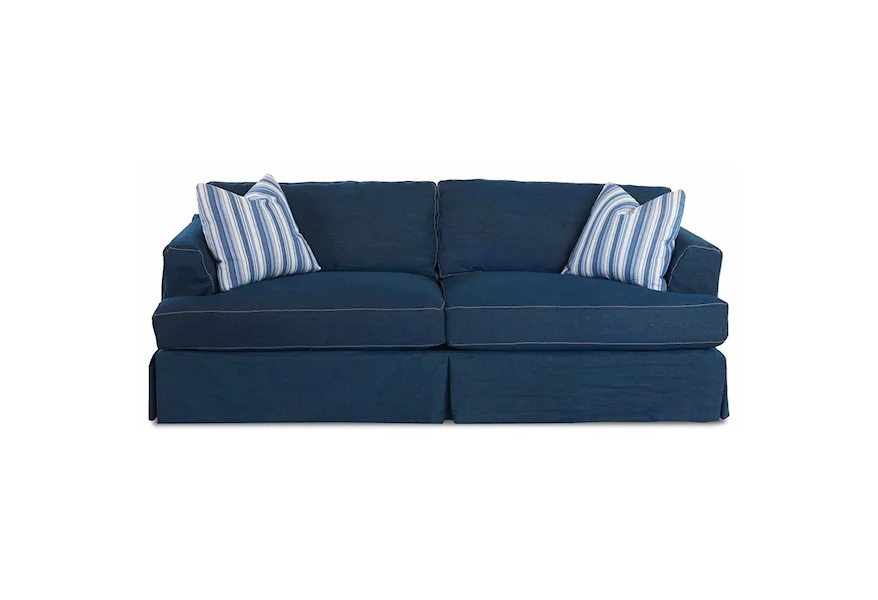 Bentley Enso MEMF Queen Sleeper Sofa w/ Slipcover by Klaussner at Pilgrim Furniture City
