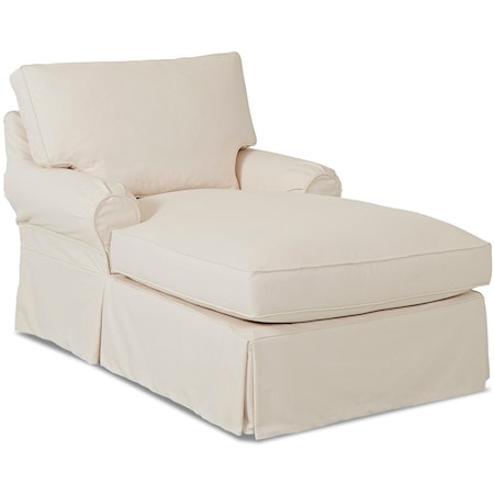 Casual Chaise with Slipcover