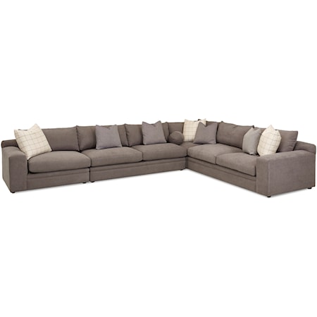 4 Pc Sectional Sofa w/ LAF Chair