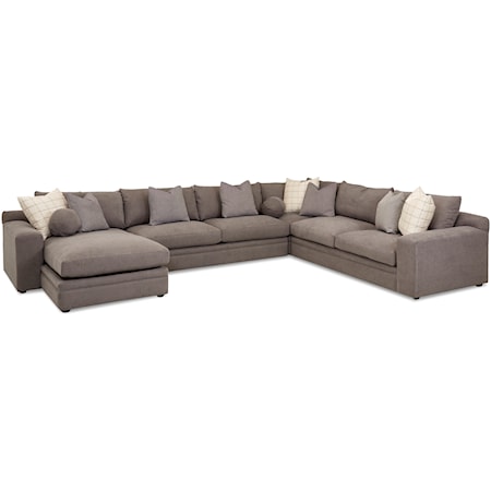 4 Pc Sectional Sofa w/ LAF Chaise