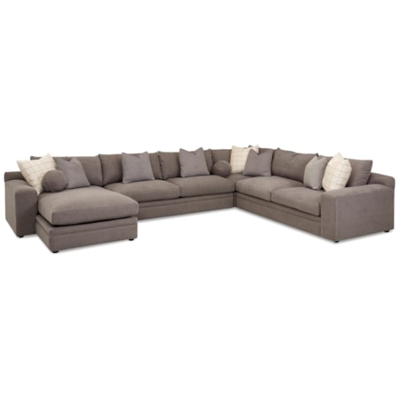 4 Pc Sectional Sofa w/ LAF Chaise