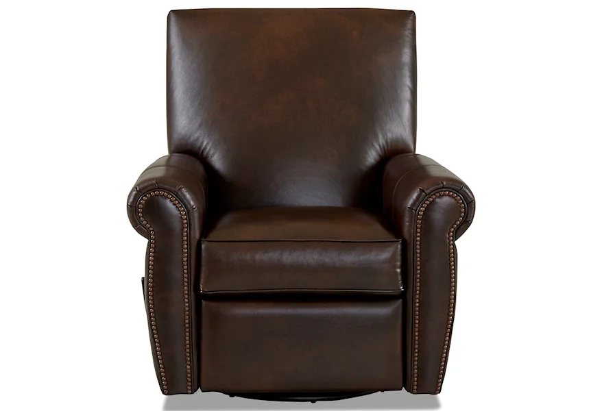 Caswell Manual Reclining Chair by Klaussner at Johnny Janosik