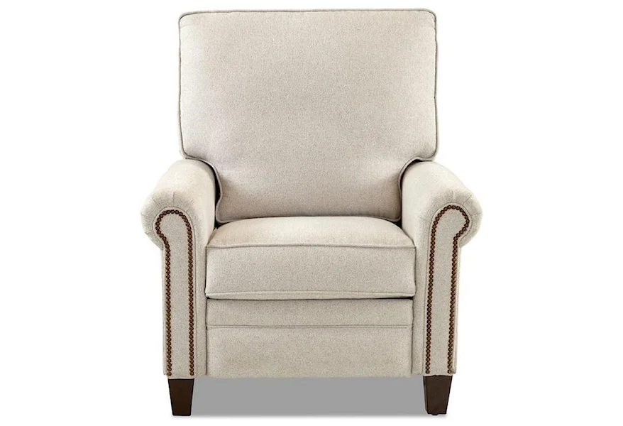 Cedar Point Push Back Reclining Chair by Klaussner at Pilgrim Furniture City