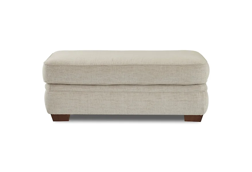 Chadwick Ottoman by Klaussner at Johnson's Furniture