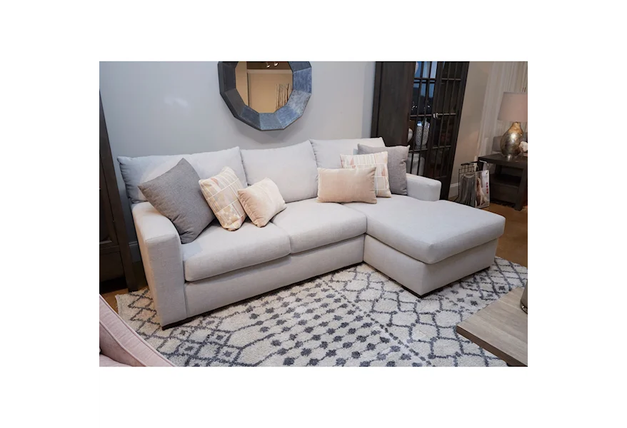 Coley Sectional Sofa with Chaise by Klaussner at Lagniappe Home Store