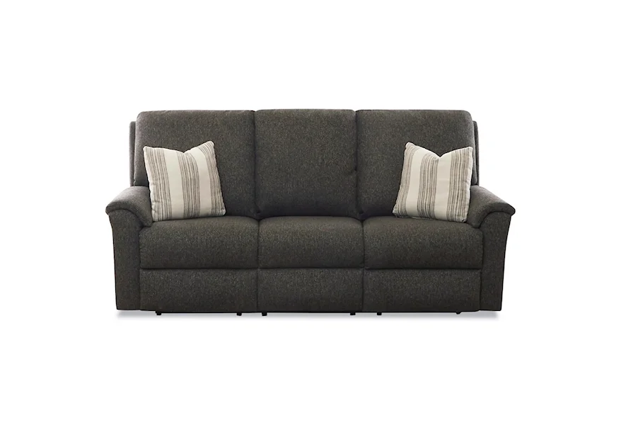 Davos Pwr Recline Sofa w/Pillows & Pwr Head/Lumbar by Klaussner at Johnny Janosik