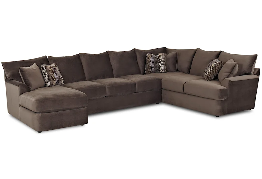 Findley Sectional by Klaussner at Johnny Janosik