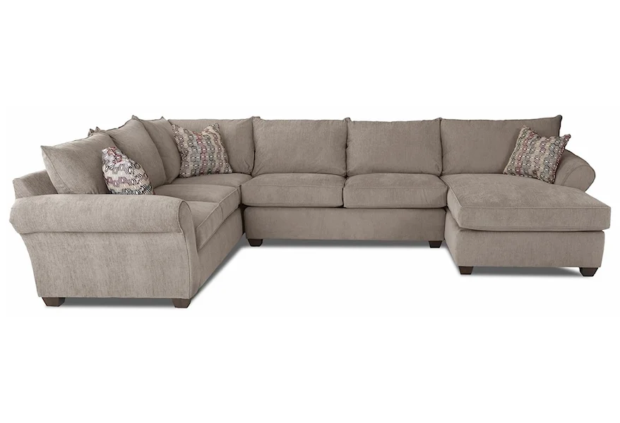 Fletcher 3 PIECE SECTIONAL by Klaussner at Johnny Janosik