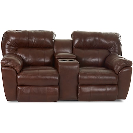 Casual Power Reclining Love Seat