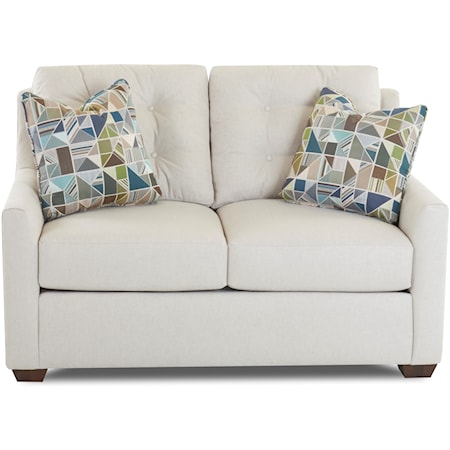 Loveseat w/ Button Tufting