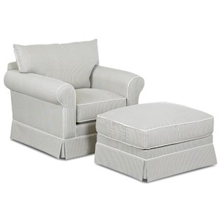 Chair & Ottoman Set