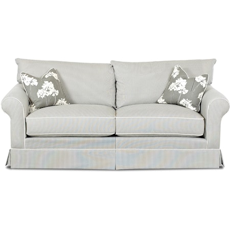 Transitional Stationary Sofa