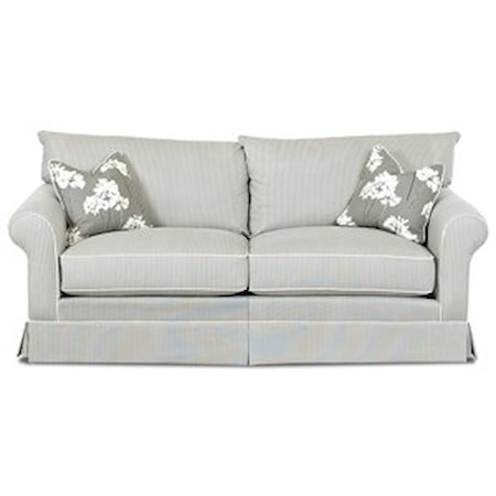 Transitional Stationary Sofa