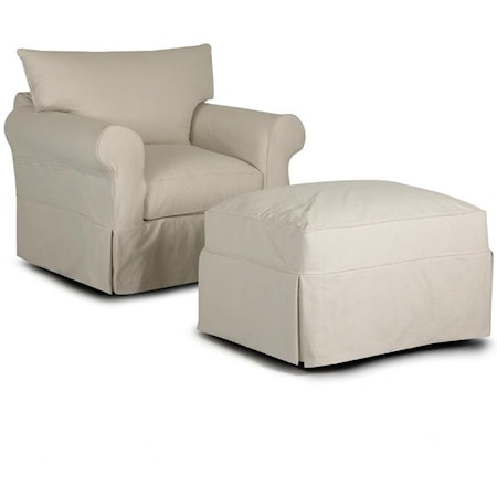 Chair & Ottoman