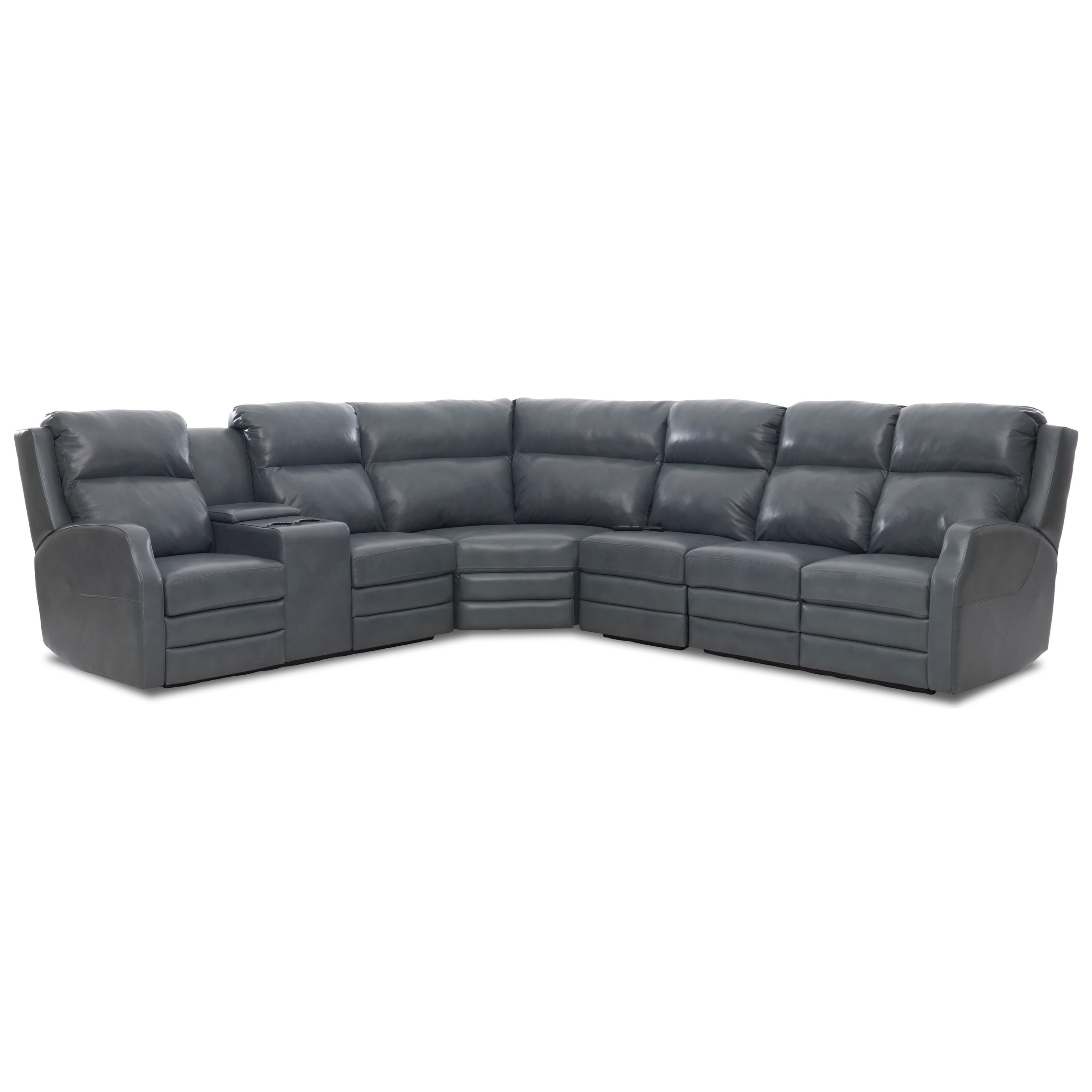 4 Seat Pwr Reclining Sect Sofa w/ Pwr Head