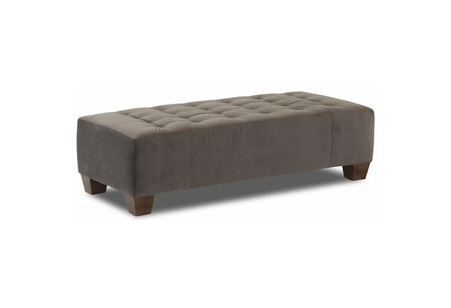 Chairs and Accents Wayne Manor Ottoman by Klaussner at Johnny Janosik